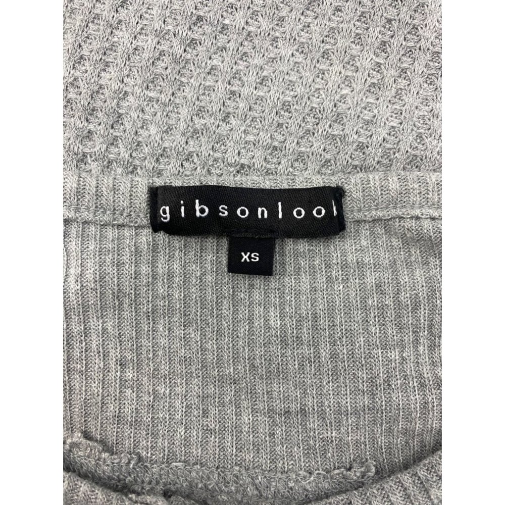 Gibsonlook waffle knit long sleeve henley top NEW size XS - Picture 2 of 3